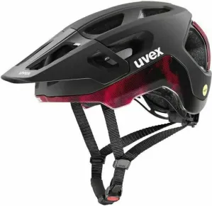 UVEX React Mips Black/Ruby Red Matt 52-56 Casco da ciclismo