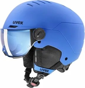 UVEX Rocket Junior Visor Blue Matt 54-58 cm Casco da sci