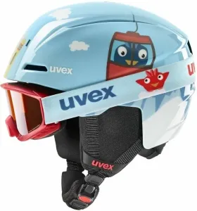 UVEX Viti Set Junior Light Blue Birdy 51-55 cm Casco da sci