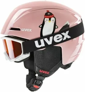 UVEX Viti Set Junior Pink Penguin 46-50 cm Casco da sci