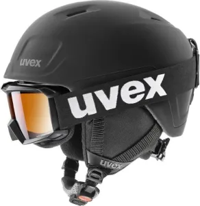 UVEX Heyya Pro Set Pure Black 51-55 cm Casco da sci