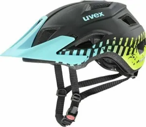 UVEX Access Black Aqua Lime Matt 52-57 Casco da ciclismo