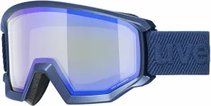 UVEX Athletic FM Navy Mat/Mirror Blue Occhiali da sci