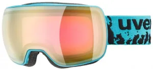 UVEX Compact FM Matte Petrol/Mirror Pink Occhiali da sci