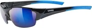 UVEX Blaze lll Black Blue/Mirror Blue Occhiali da ciclismo