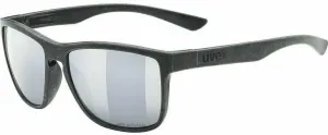 UVEX LGL Ocean 2 P Black Mat/Mirror  Silver Occhiali lifestyle
