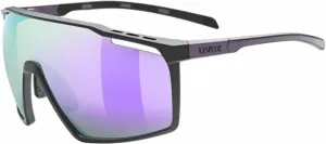 UVEX MTN Perform Black/Purple Matt/Mirror Purple Occhiali da ciclismo