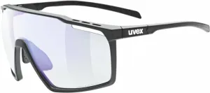 UVEX MTN Perform V Black Matt/Variomatic Litemirror Blue Occhiali da ciclismo