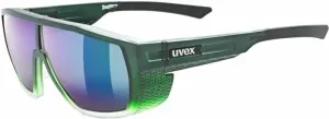 UVEX MTN Style CV Green Matt/Fade/Colorvision Mirror Green Occhiali da sole Outdoor
