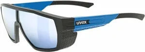 UVEX MTN Style P Black/Blue Matt/Polarvision Mirror Blue Occhiali da sole Outdoor