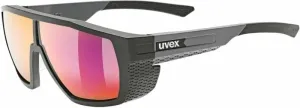 UVEX MTN Style P Black/Grey Matt/Polarvision Mirror Red Occhiali da sole Outdoor