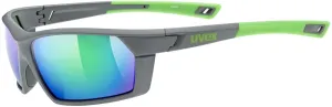 UVEX Sportstyle 225 Grey/Green Mat/Mirror Green