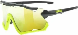 UVEX Sportstyle 228 Black Yellow Mat/Mirror Yellow Occhiali da ciclismo
