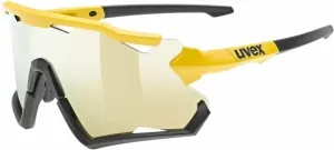 UVEX Sportstyle 228 Sunbee/Black Matt/Mirror Yellow Occhiali da ciclismo