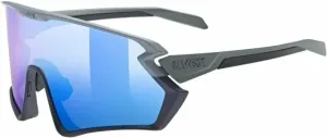 UVEX Sportstyle 231 2.0 Rhino Deep Space Matt/Mirror Blue Occhiali da ciclismo