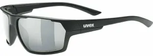 UVEX Sportstyle 233 Polarized Black Mat/Litemirror Silver Occhiali da ciclismo