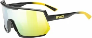 UVEX Sportstyle 235 Sunbee/Black Matt/Mirror Yellow Occhiali da ciclismo