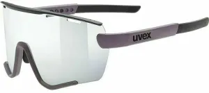 UVEX Sportstyle 236 S Set Plum Black Mat/Smoke Mirrored Occhiali da ciclismo