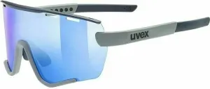 UVEX Sportstyle 236 Set Rhino Deep Space Mat/Blue Mirrored Occhiali da ciclismo