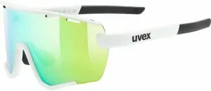 UVEX Sportstyle 236 Set White Mat/Green Mirrored Occhiali da ciclismo