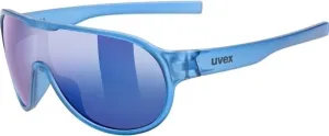 UVEX Sportstyle 512 Blue Transparent/Blue Mirrored Occhiali da ciclismo