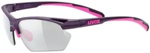 UVEX Sportstyle 802 V Small Purple/Pink/Smoke Occhiali da ciclismo