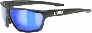 UVEX Sportstyle 706 Black Matt/Mirror Blue Occhiali sportivi