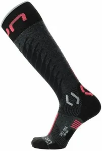 UYN Lady Ski One Merino Socks Anthracite/Pink 37-38 Calzino da sci