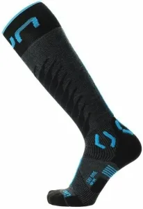 UYN Man Ski One Merino Socks Anthracite/Turquoise 35-38 Calzino da sci