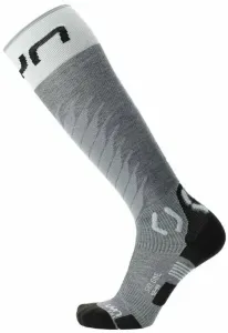 UYN Man Ski One Merino Socks Grey Melange/White 45-47 Calzino da sci