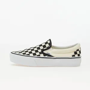 Vans Classic Slip-On Platform Black And White Checkerboard/ White #2482761