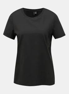 Black basic T-shirt VERO MODA Paula - Women #930293