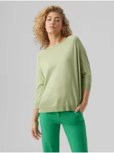 Light green light sweater VERO MODA Nellie - Women #1557928