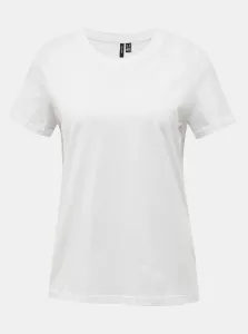 White basic T-shirt VERO MODA Paula - Women #930282