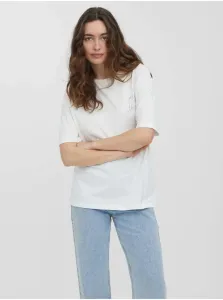 White T-shirt VERO MODA Grocody - Women #917170