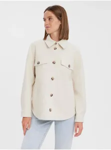 Beige shirt jacket VERO MODA Dafne - Women #919104