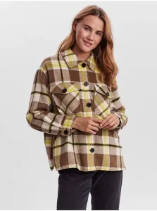 Brown plaid shirt jacket VERO MODA Autumn - Women