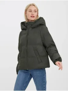 Dark green winter jacket VERO MODA Noe - Women #914670