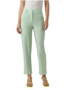 Vero Moda Pantaloni da donna VMZELDA Straight Fit 10261257 Mist Green 34/32