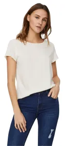 Vero Moda T-shirt da donna VMBECCA Regular Fit 10248152 Snow White M