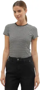 Vero Moda T-shirt da donna VMINES Tight Fit 10300882 Black/Snow White XL