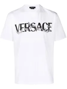 VERSACE - T-shirt In Cotone #2468780