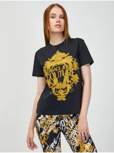 Black Women's T-Shirt Versace Jeans Couture - Women #808396