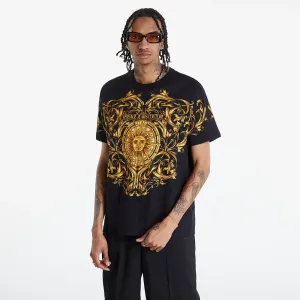 Versace Jeans Couture Jer. Cot. Panel Print Sun Baroque T-Shirt Black/ Gold #225276