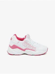 Pink-White Women's Versace Jeans Couture Fondo Wave Shoes - Women #224522