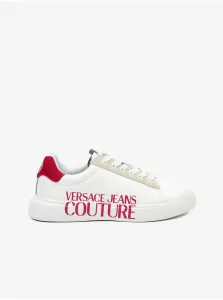 White Women's Leather Shoes Versace Jeans Couture - Women #739617