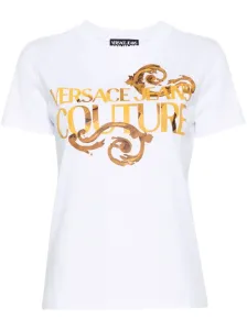 VERSACE JEANS COUTURE - T-shirt In Cotone Con Stampa #3103069