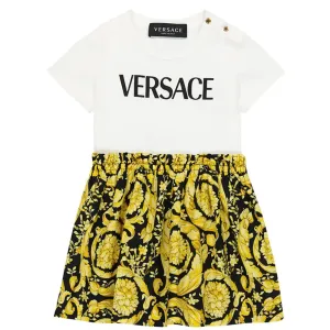 Versace Baby Girls Barocco Dress Gold - 18M GOLD