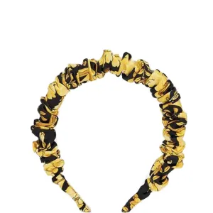 Versace Girls Barocco Print Headband Gold - ONE SIZE GOLD