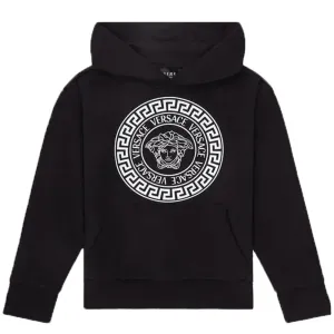 Versace Boys Medusa Logo Hoodie Black - 10Y BLACK #489783
